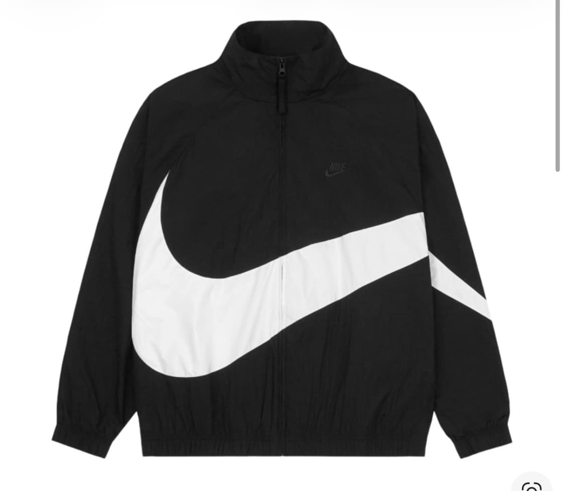 새상품)나이키 NSW 빅 스우시 우븐 자켓 블랙 - 아시아 XL 상품이미지1