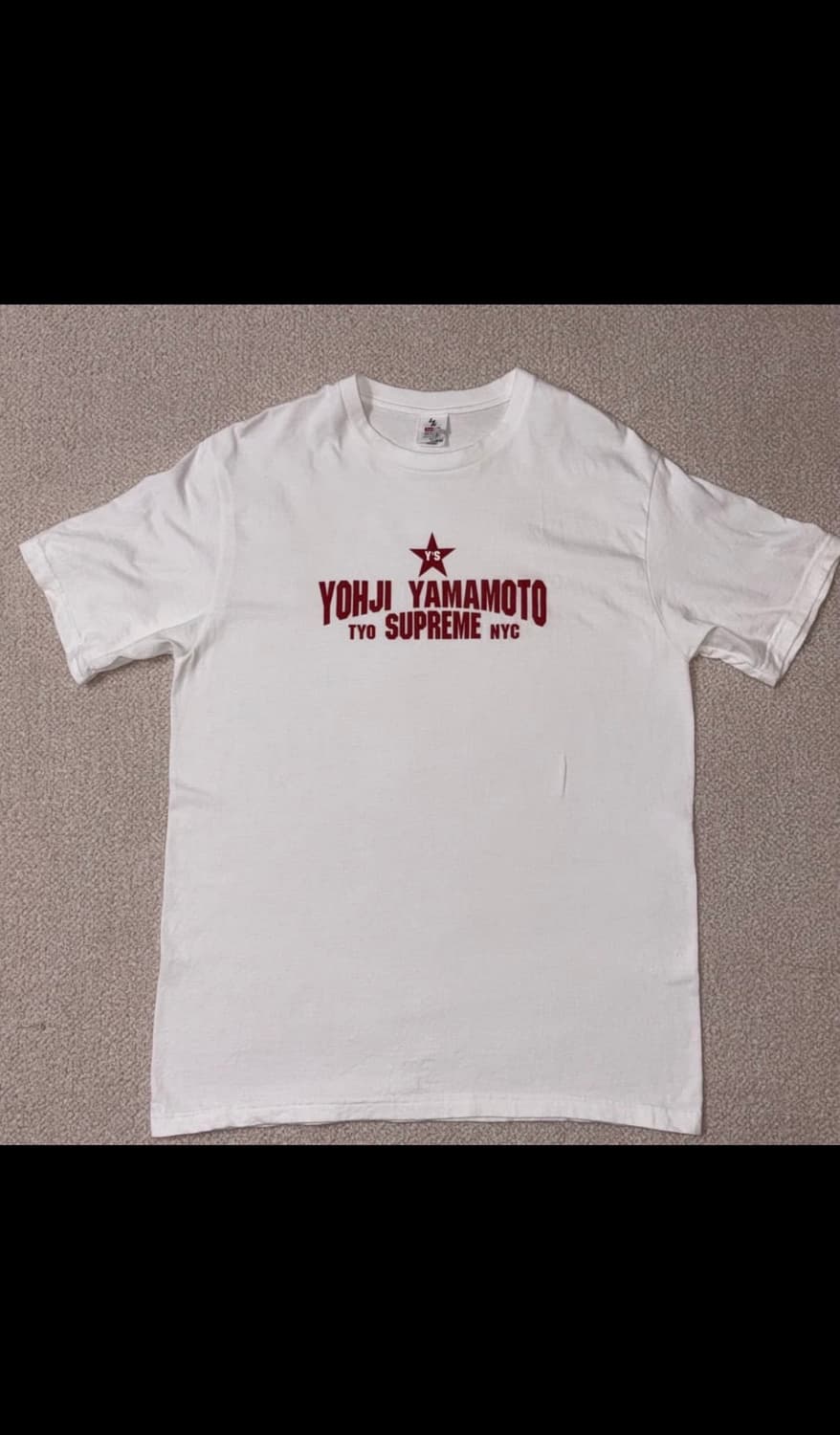 슈프림 요지 야마모토 반팔티 상품이미지2