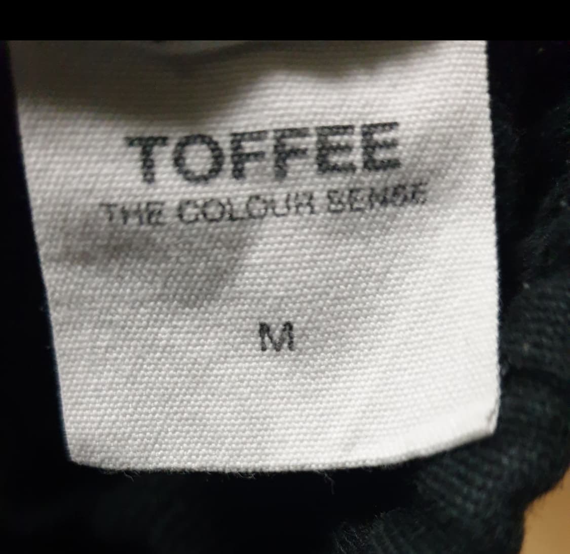 토피 세미와이드 스웨트 팬츠 블랙 (M) 상품이미지2