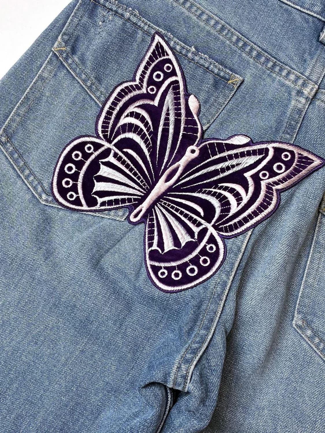 니들스 버터플라이 로고 세미 부츠컷 데님 팬츠 PN5663    상품이미지8