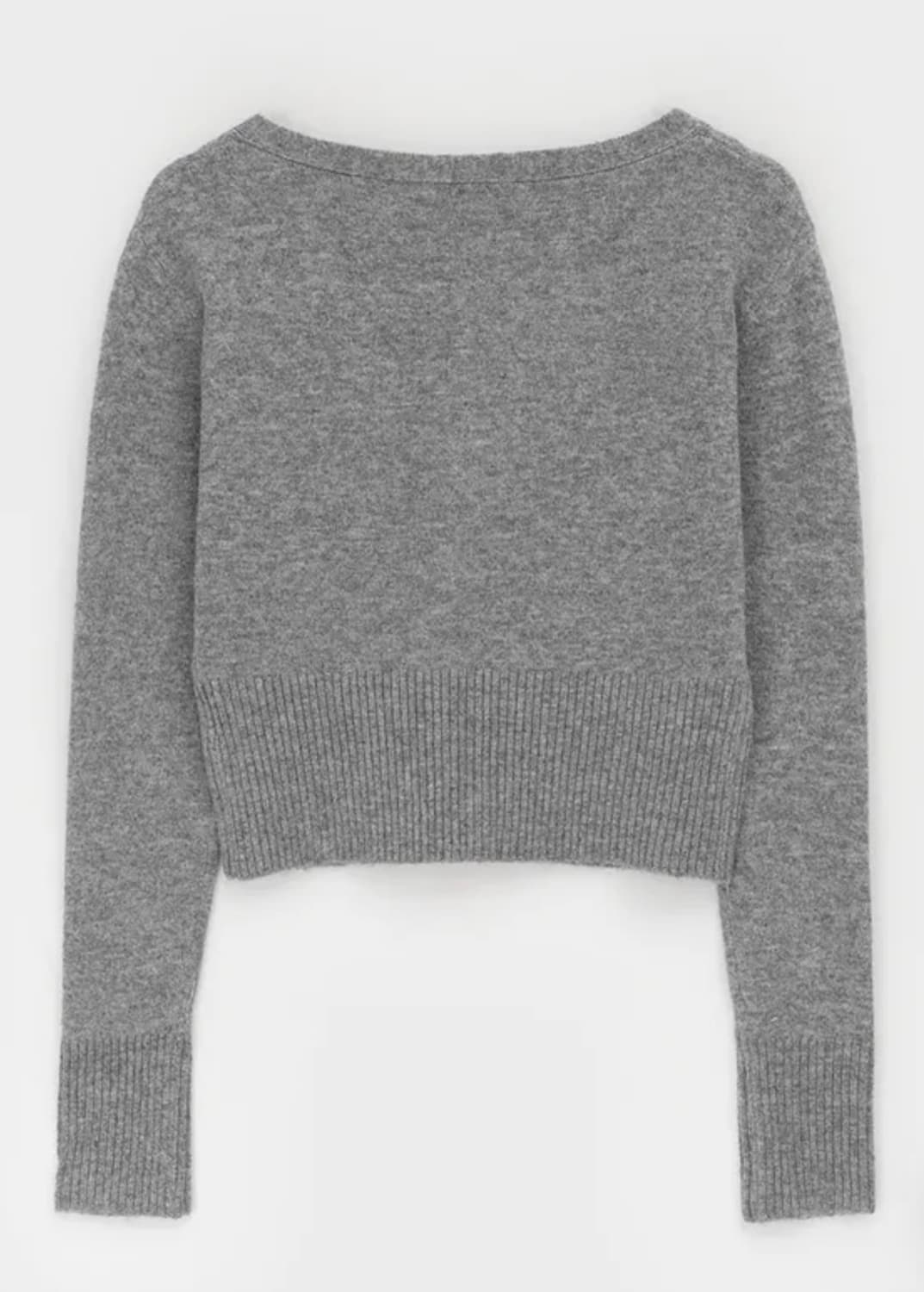 (새상품) 블랙업 메이드 리피카 울 니트 가디건 그레이 상품이미지2