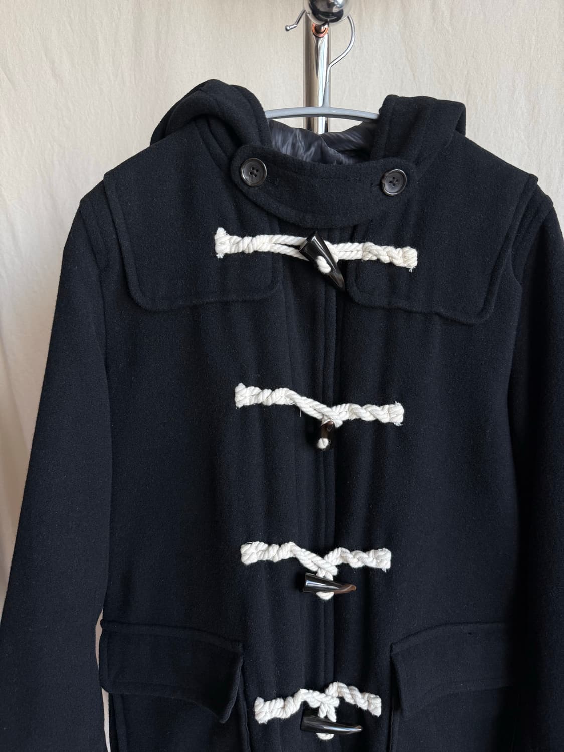 Back Number Letter 더플 코트 상품이미지2