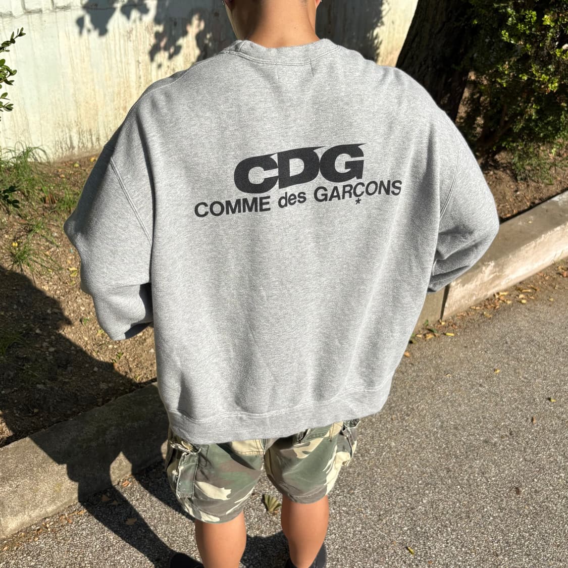 꼼데가르송 CDG 백로고 스웻 셔츠 상품이미지1