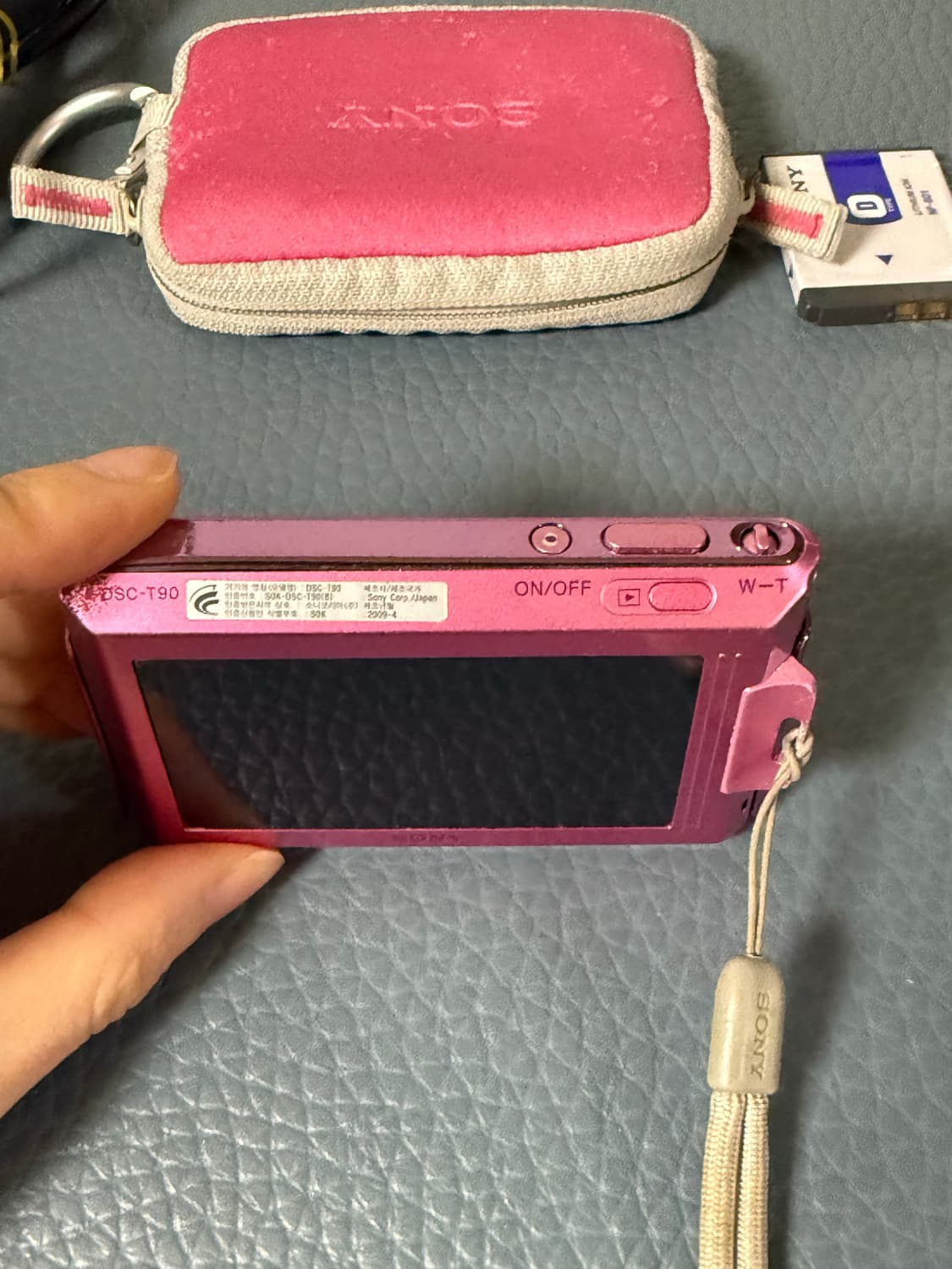 소니 디카 dsc-t90 핑크 상품이미지4