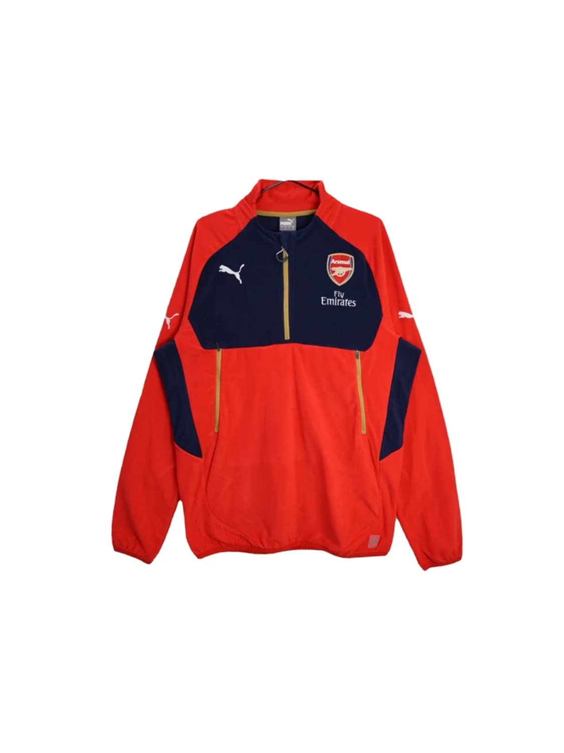 PUMA × Arsenal 플리스 하프집 웜업 자켓 상품이미지3