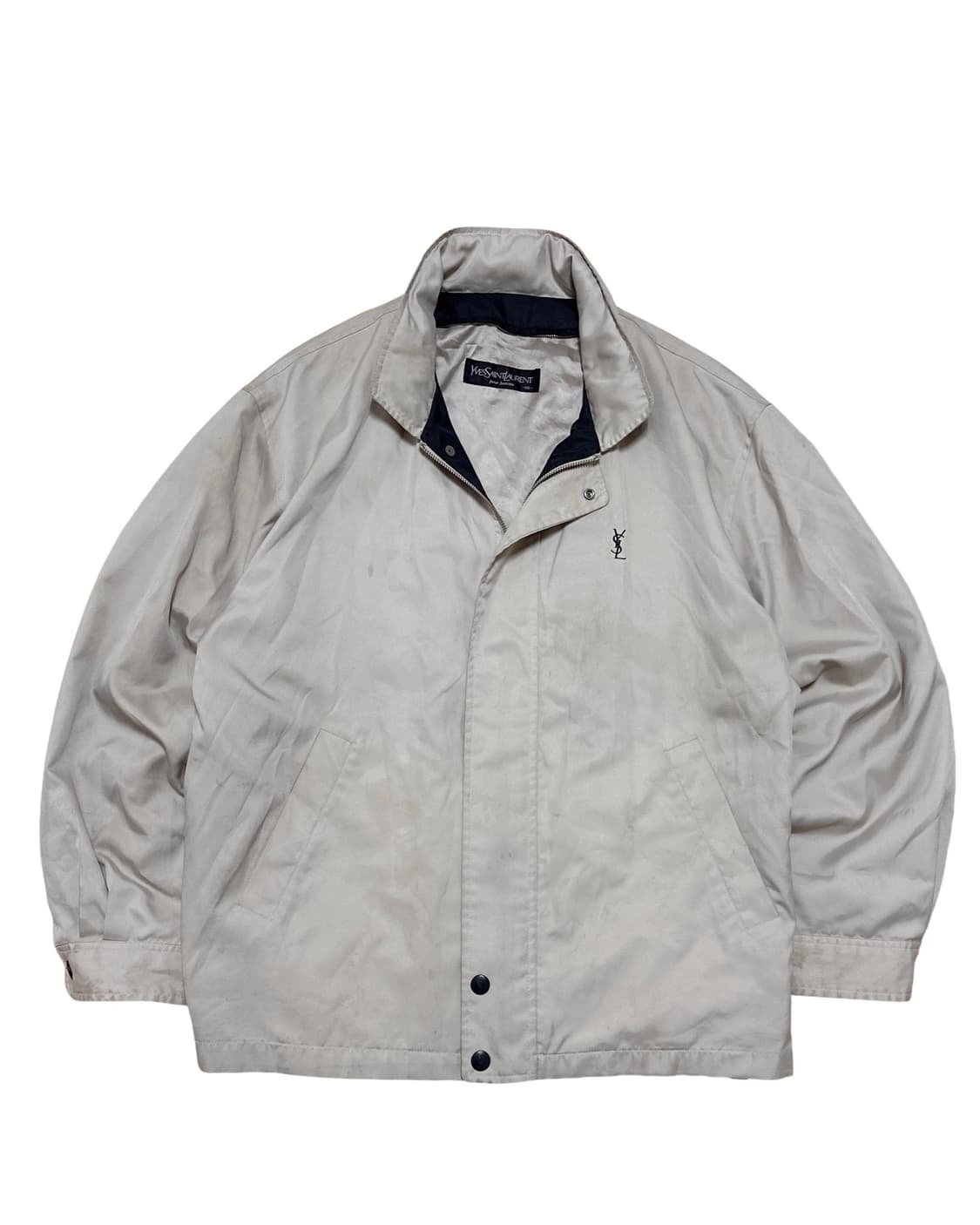 ysl 입생로랑 베이지 블루종 자켓 상품이미지1