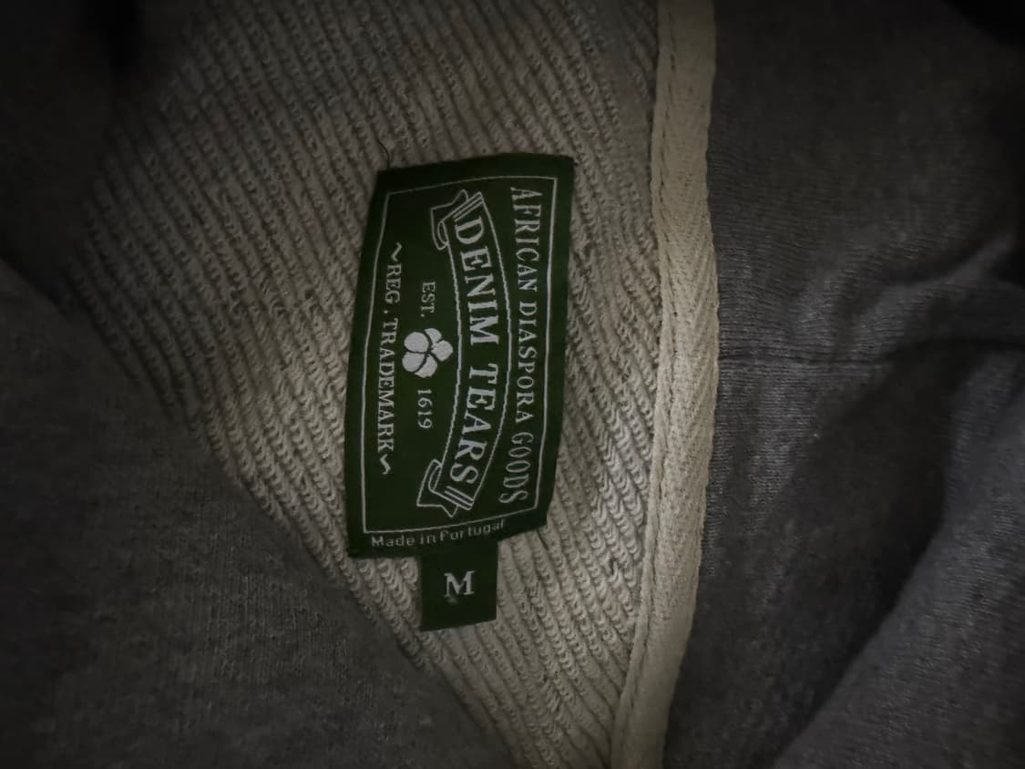 데님티어스 그레이 후드티 M 상품이미지3