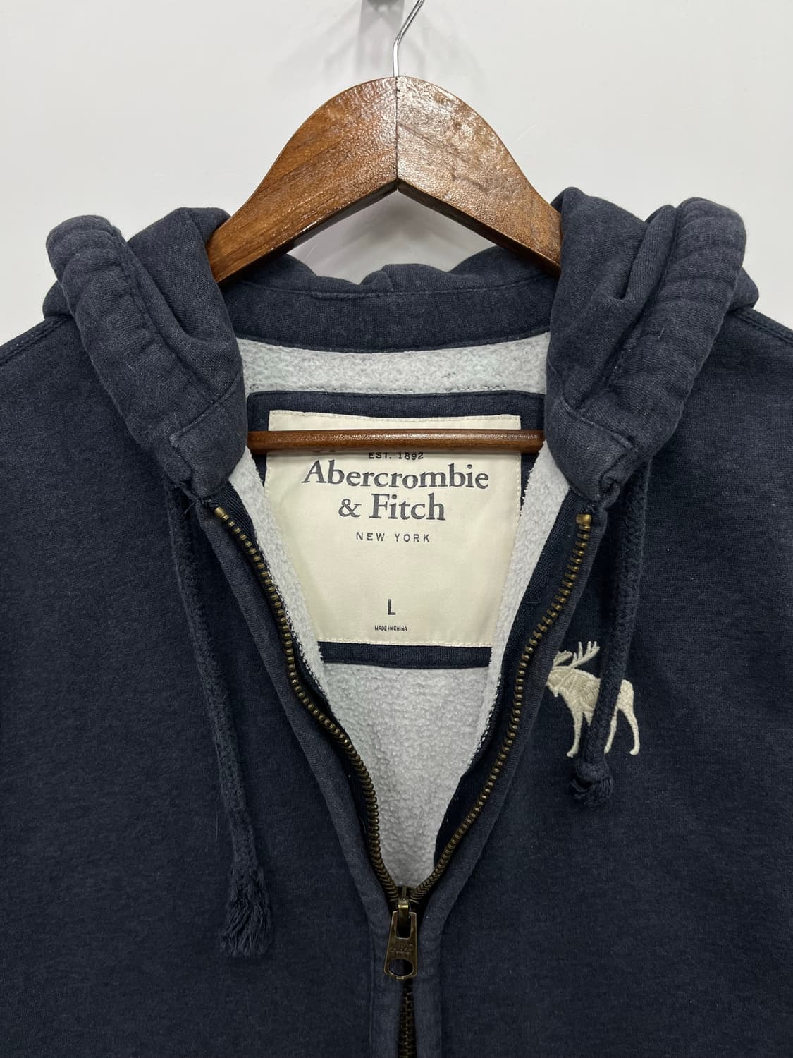 아베크롬비 순록 네이비 후드집업  상품이미지3