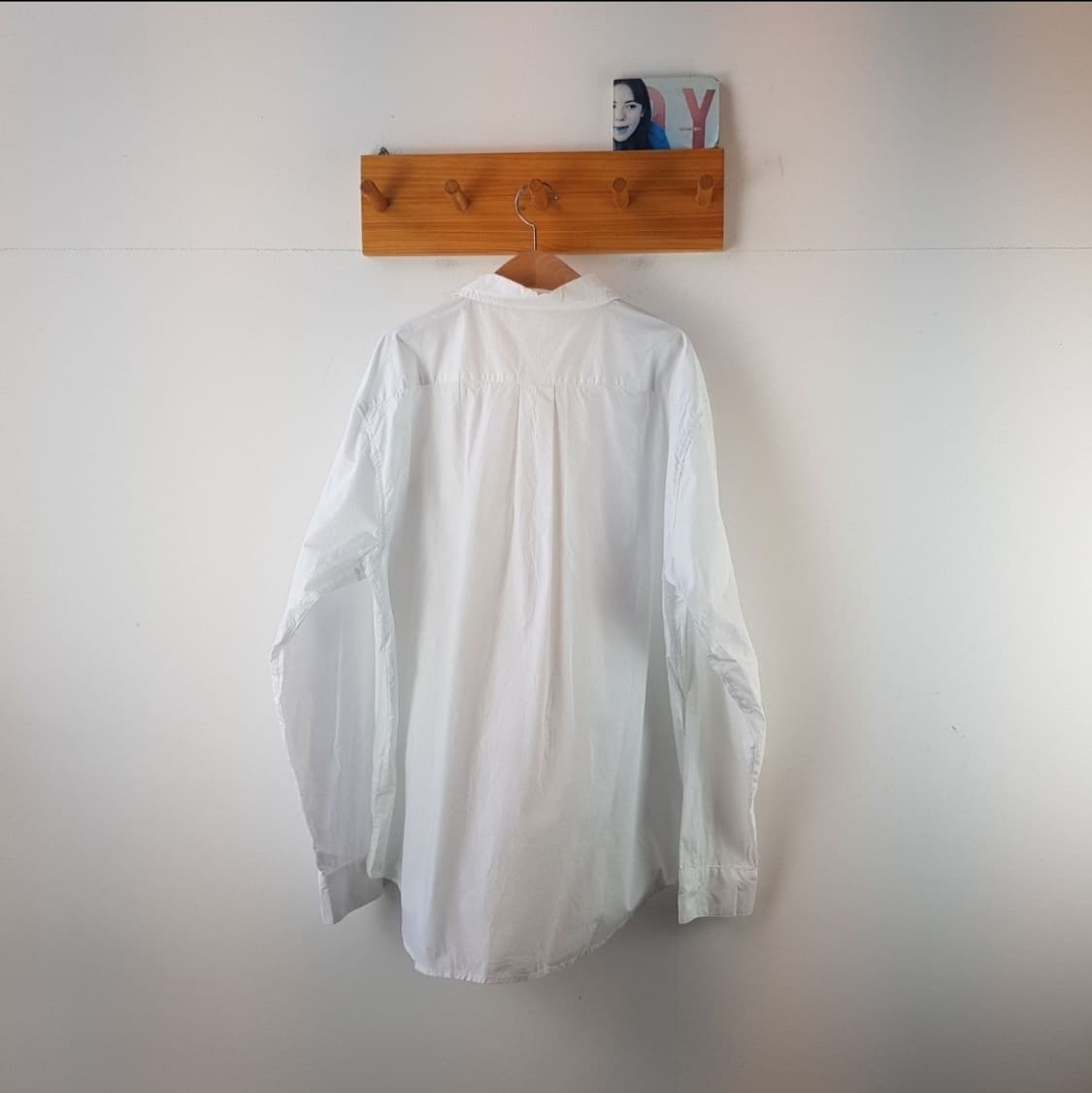 차오패닉 빅 실루엣 와셔 코튼 브로드 셔츠 상품이미지4