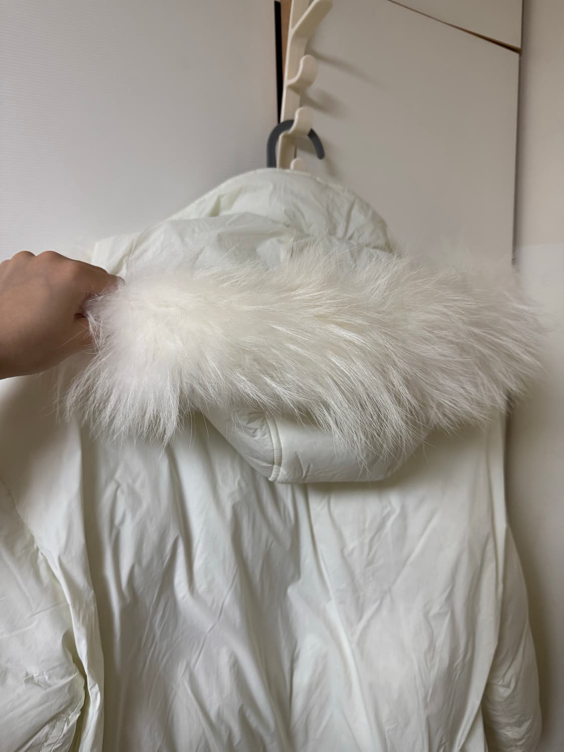 화이트 야상 패딩 (택o, 당일발송) 상품이미지2