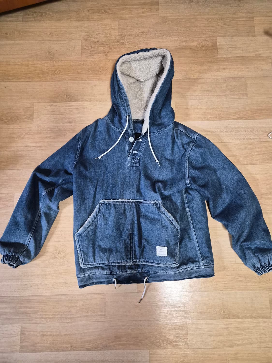빈티지 데님 아노락  후드 상품이미지1