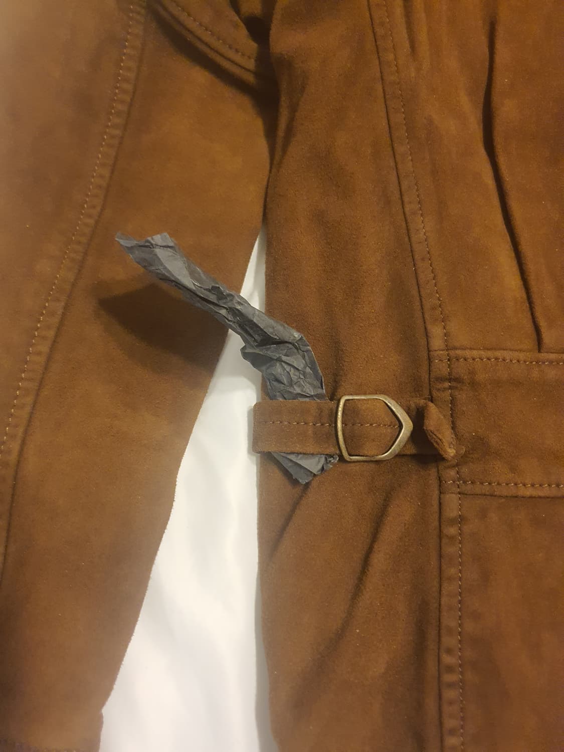 SUEDE NEWSBOY JACKET SMALL 상품이미지1