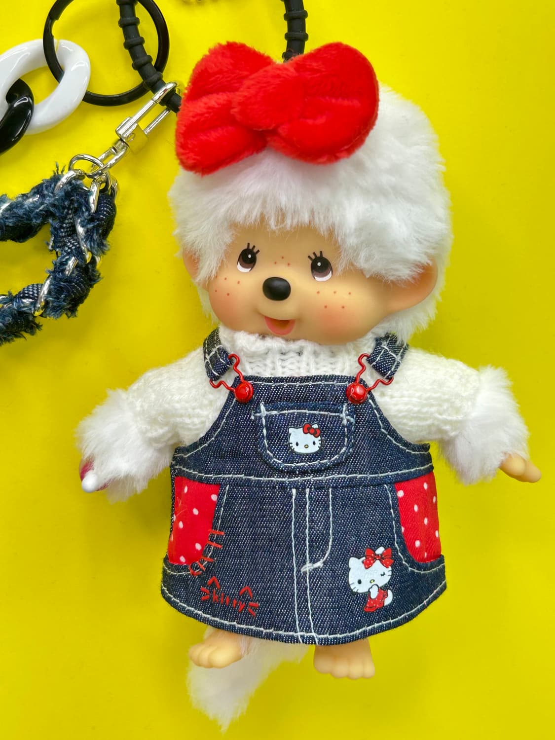 (85) 🐒정품몬치치 커스텀키링♥️키티무드 데님키치 상품이미지2