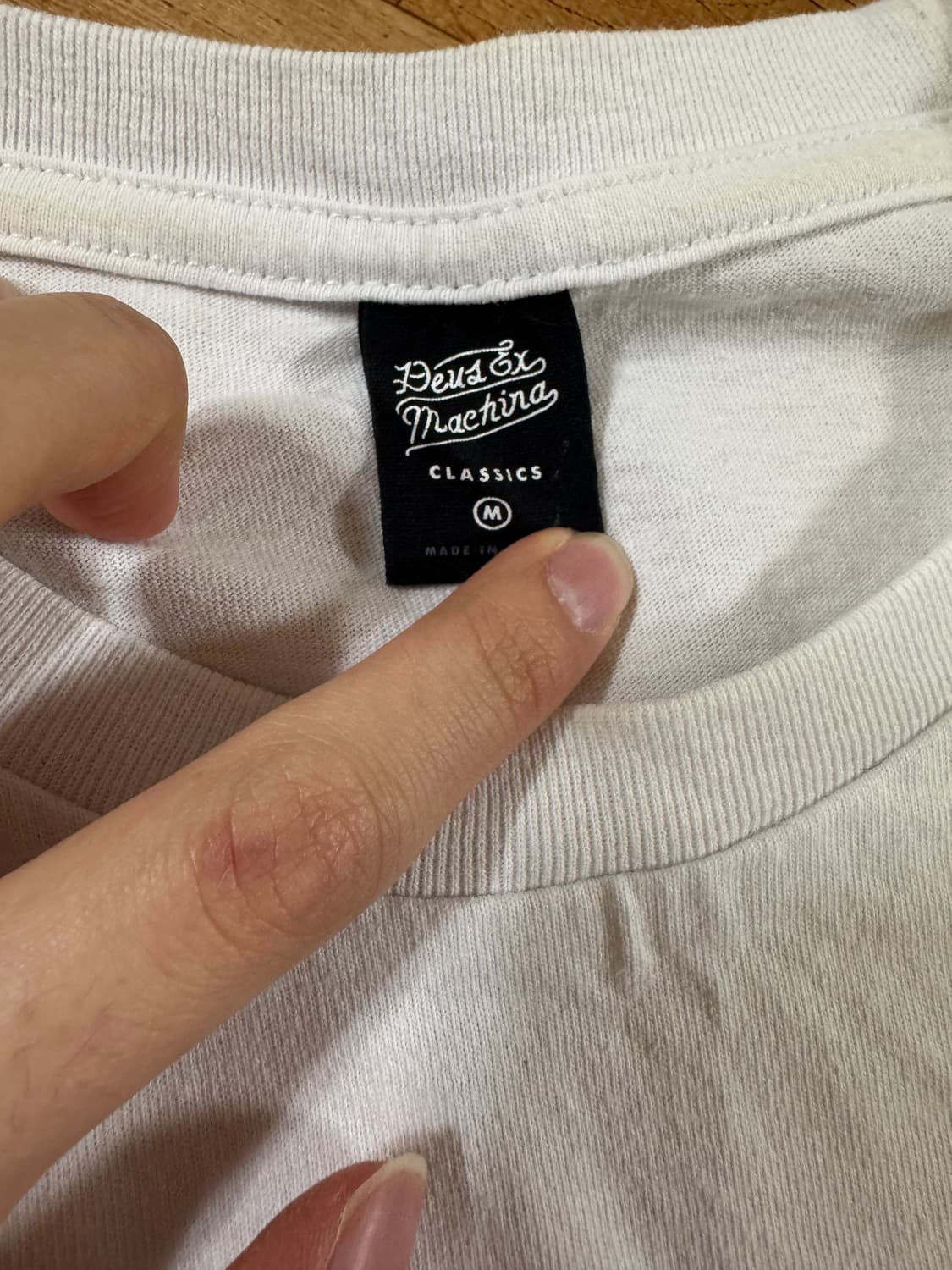 데우스 엑스 마키나 롱슬리브 도쿄 M 화이트 상품이미지3