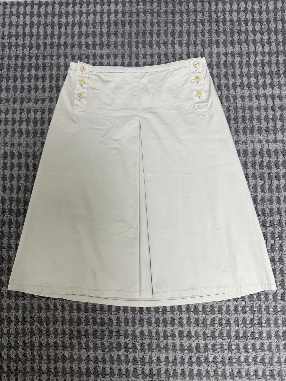 츠모리치사토 사이드버튼 플리츠 스커트 상품이미지1