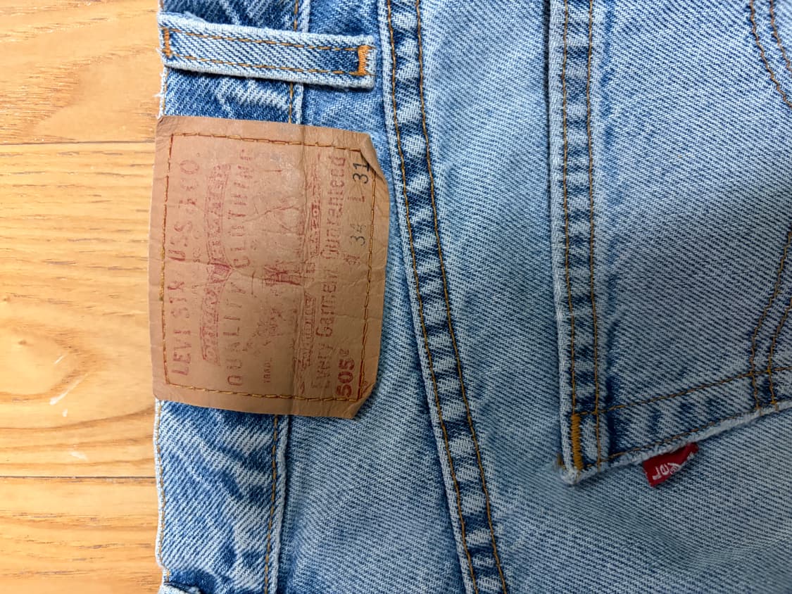 리바이스 505 연청 상품이미지4