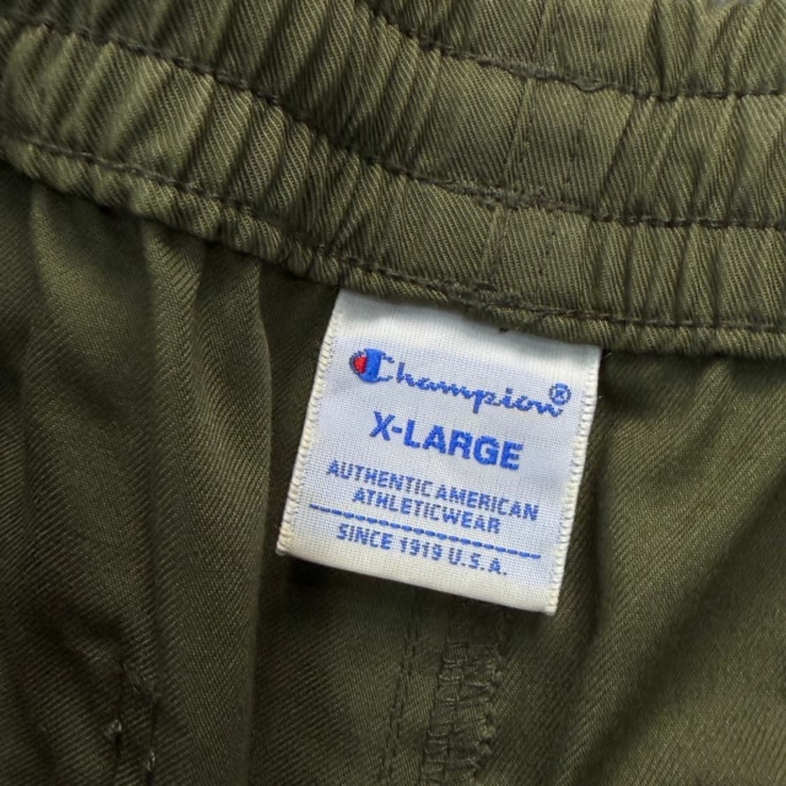 105 챔피온 카키 와이드 코튼 팬츠  상품이미지3