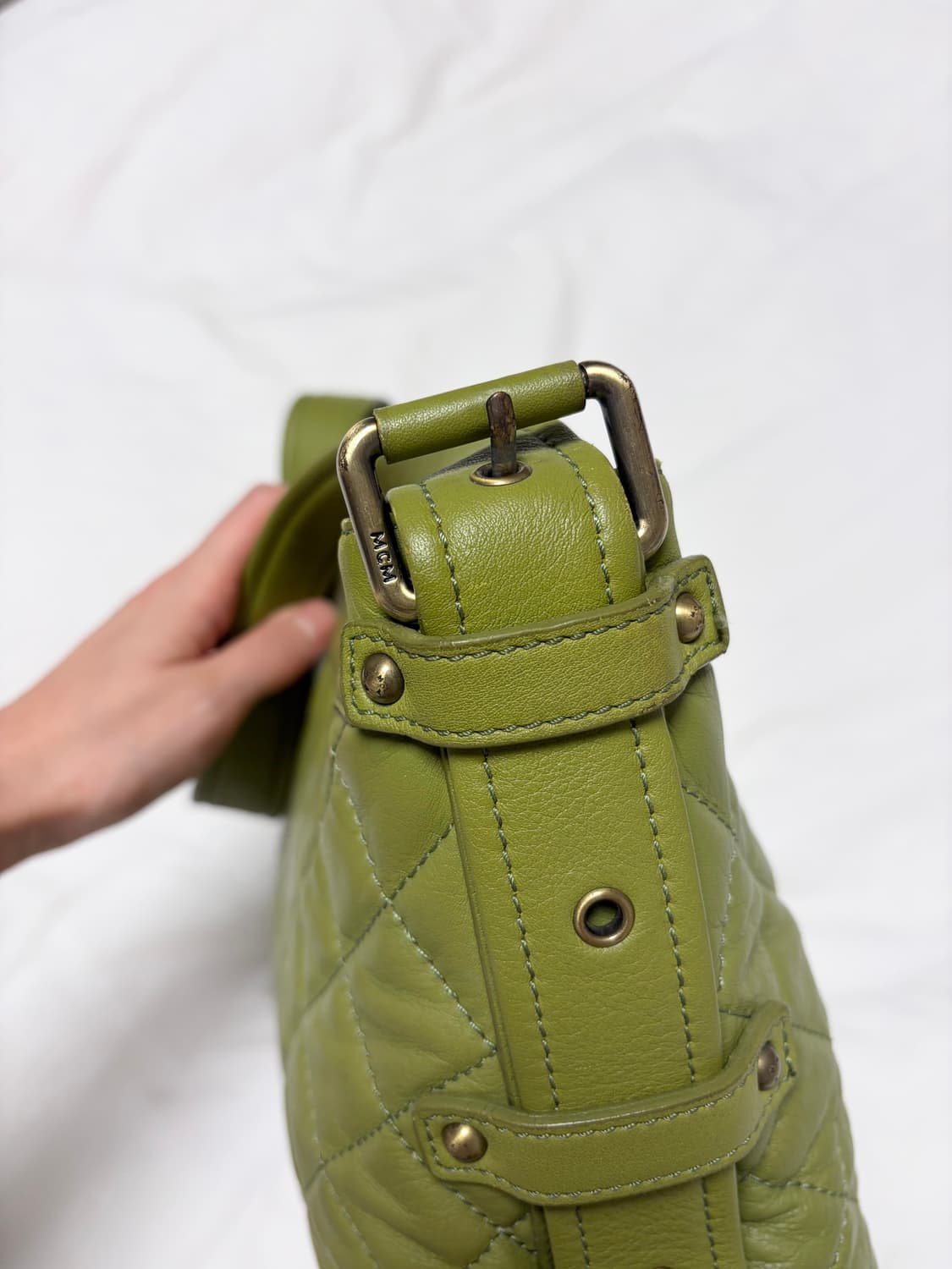 MCM 퀼팅 숄더백 상품이미지4