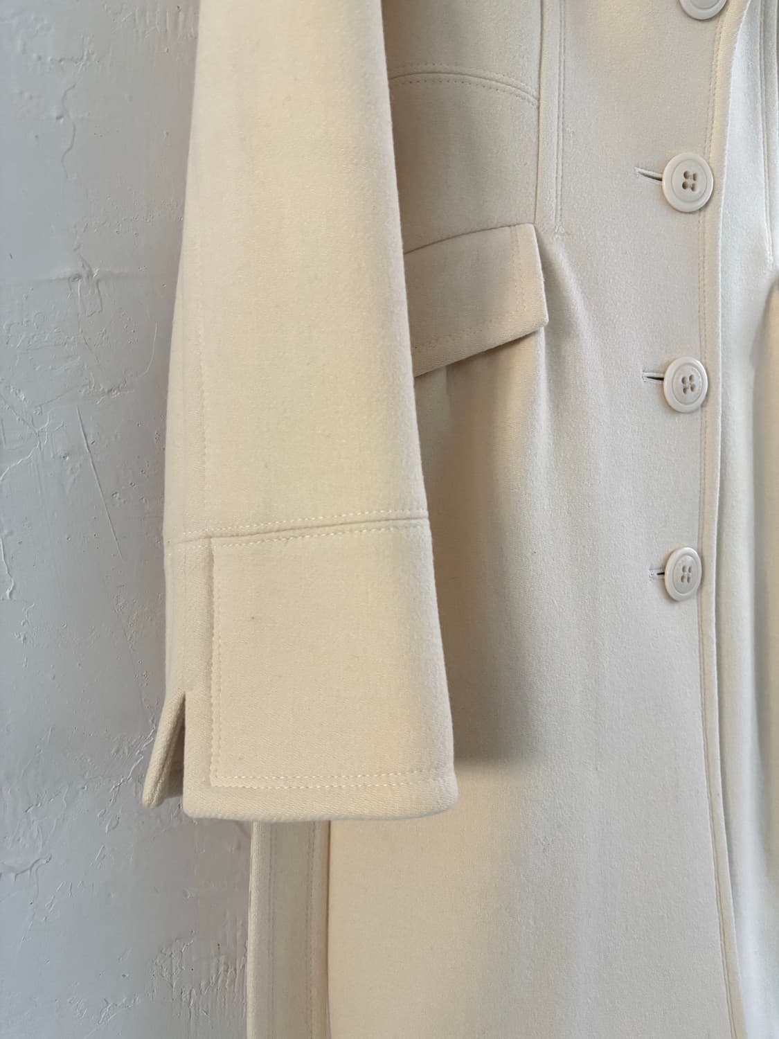 Burberry 버버리 블루라벨 아이보리 체스터 울 코트 상품이미지5