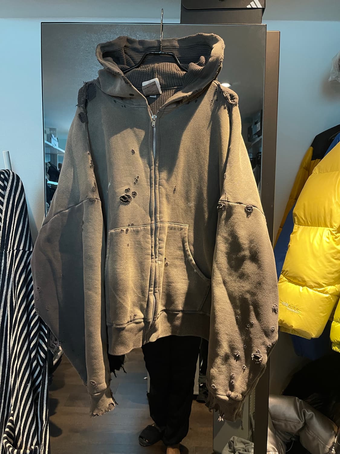 세인트 마이클 데미지써멀후드 상품이미지1