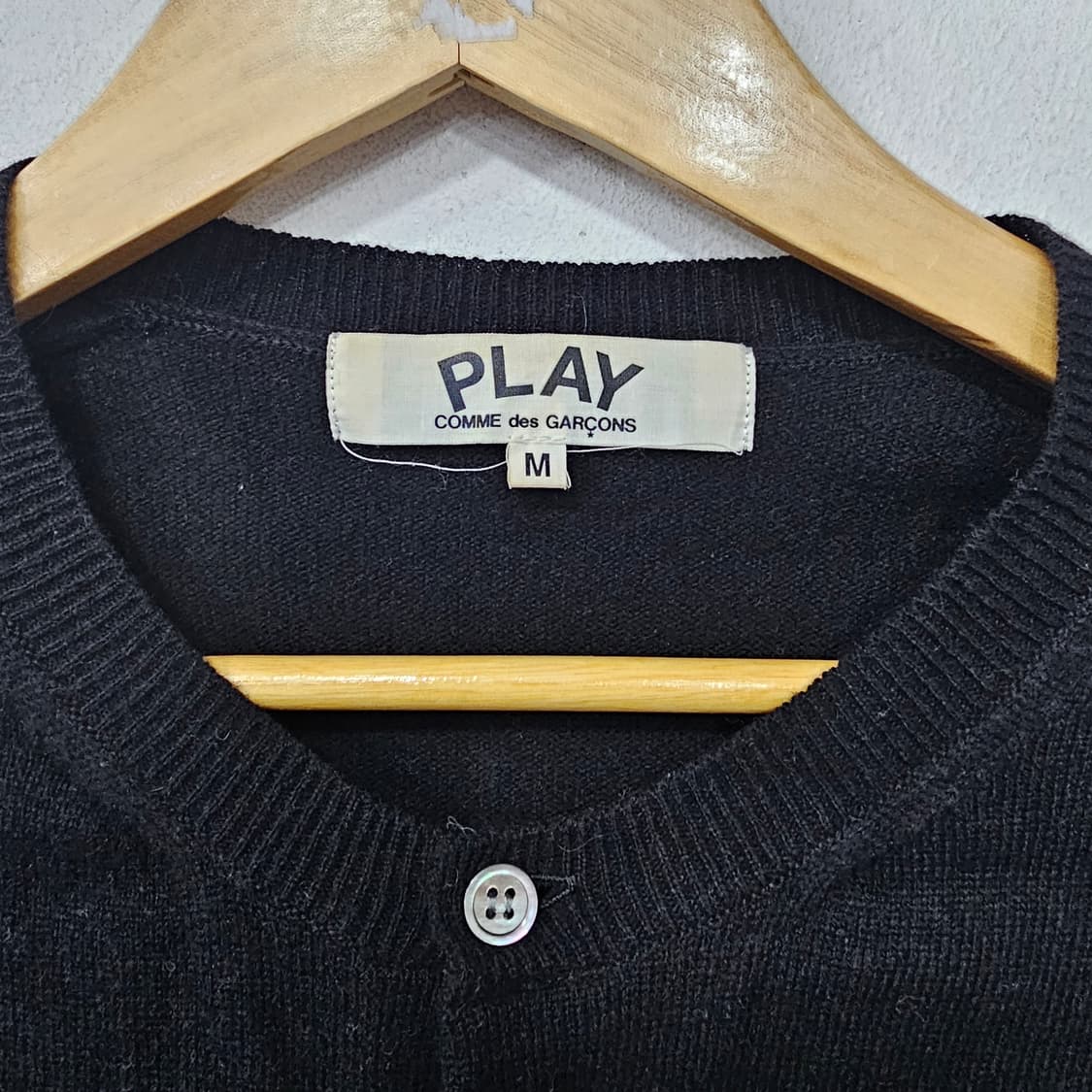 꼼데가르송 플레이 블랙 가디건 상품이미지2