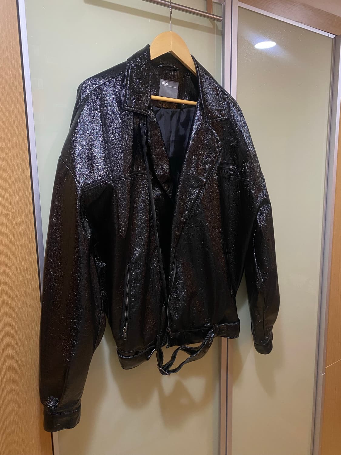 Asos PVC 재질 오버사이즈 자켓 상품이미지2