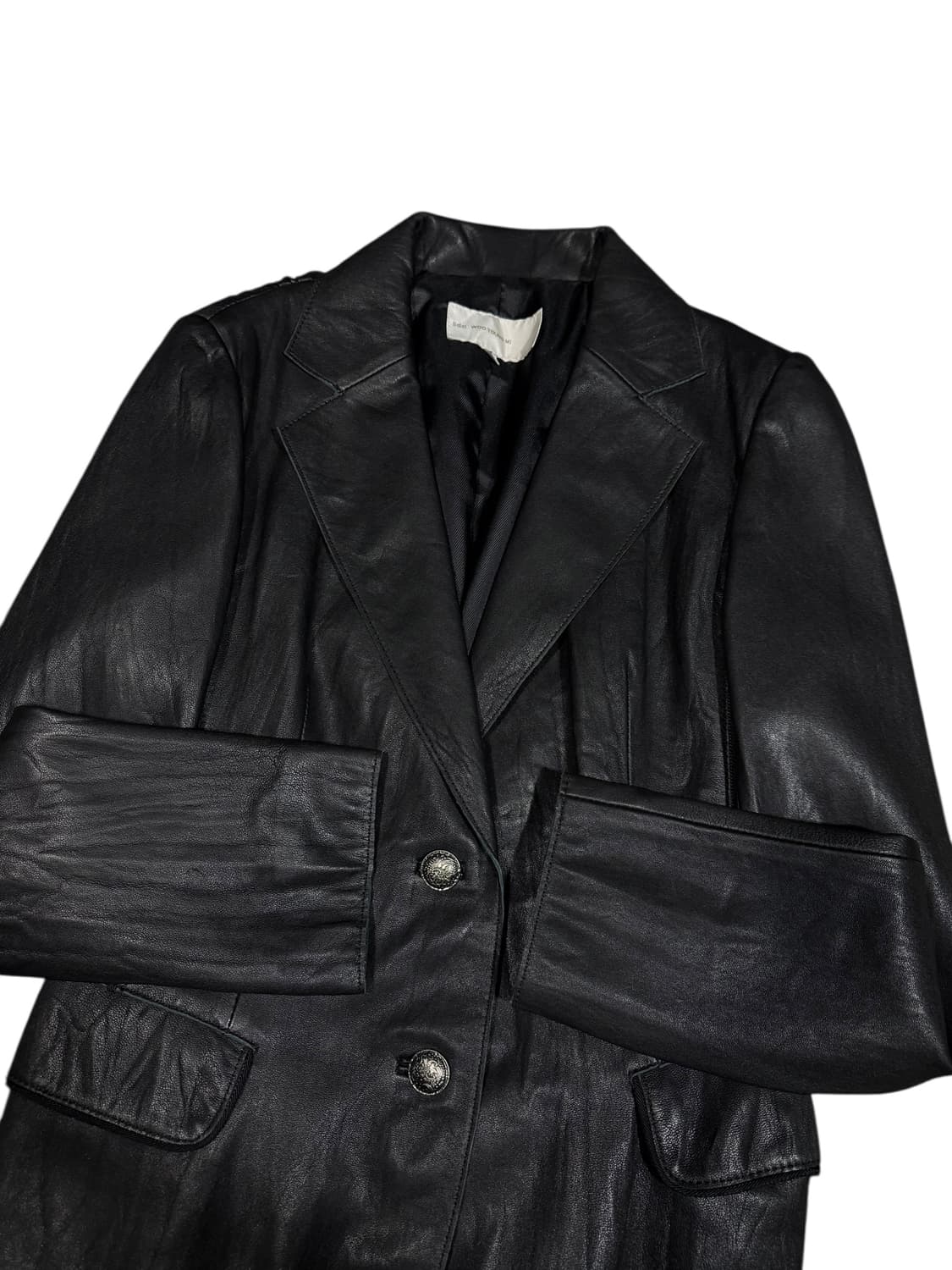 Wooyoungmi 우영미 쉽스킨 레더 블레이저 상품이미지2