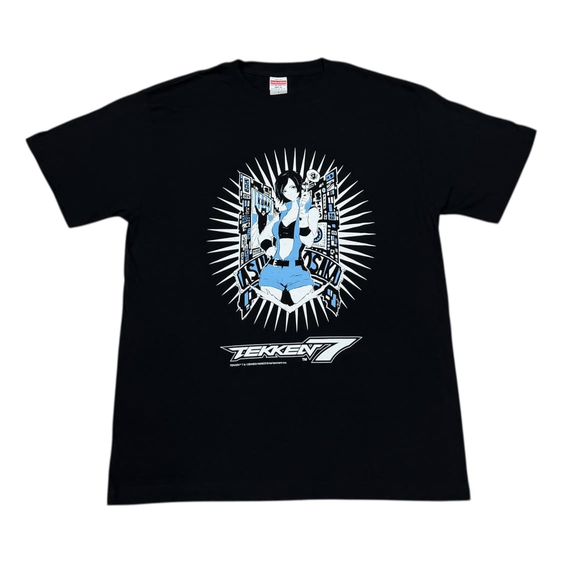 철권7 빈티지 반팔 티셔츠 블랙 L 상품이미지1