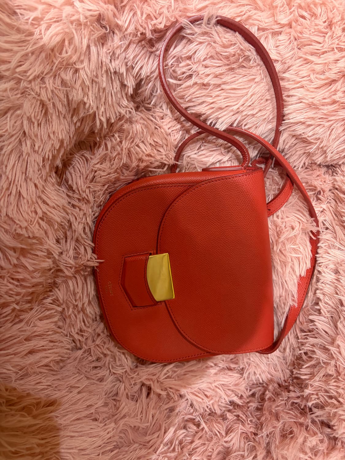 셀린느 크로스백 오렌지 브라운 상품이미지1