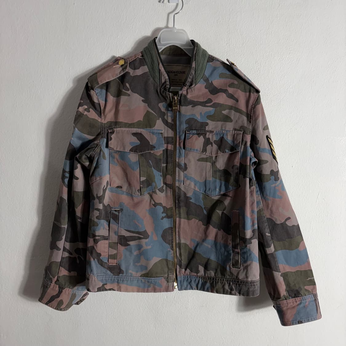 자딕앤볼테르 카모플라주 밀리터리 자켓(L) 상품이미지3