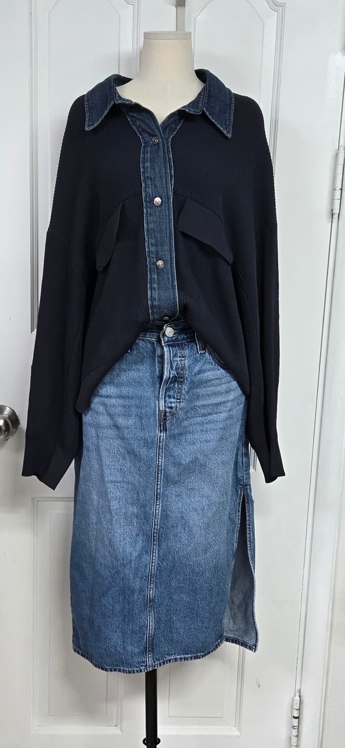 한섬 시스템 데님믹스 가디건 상품이미지1