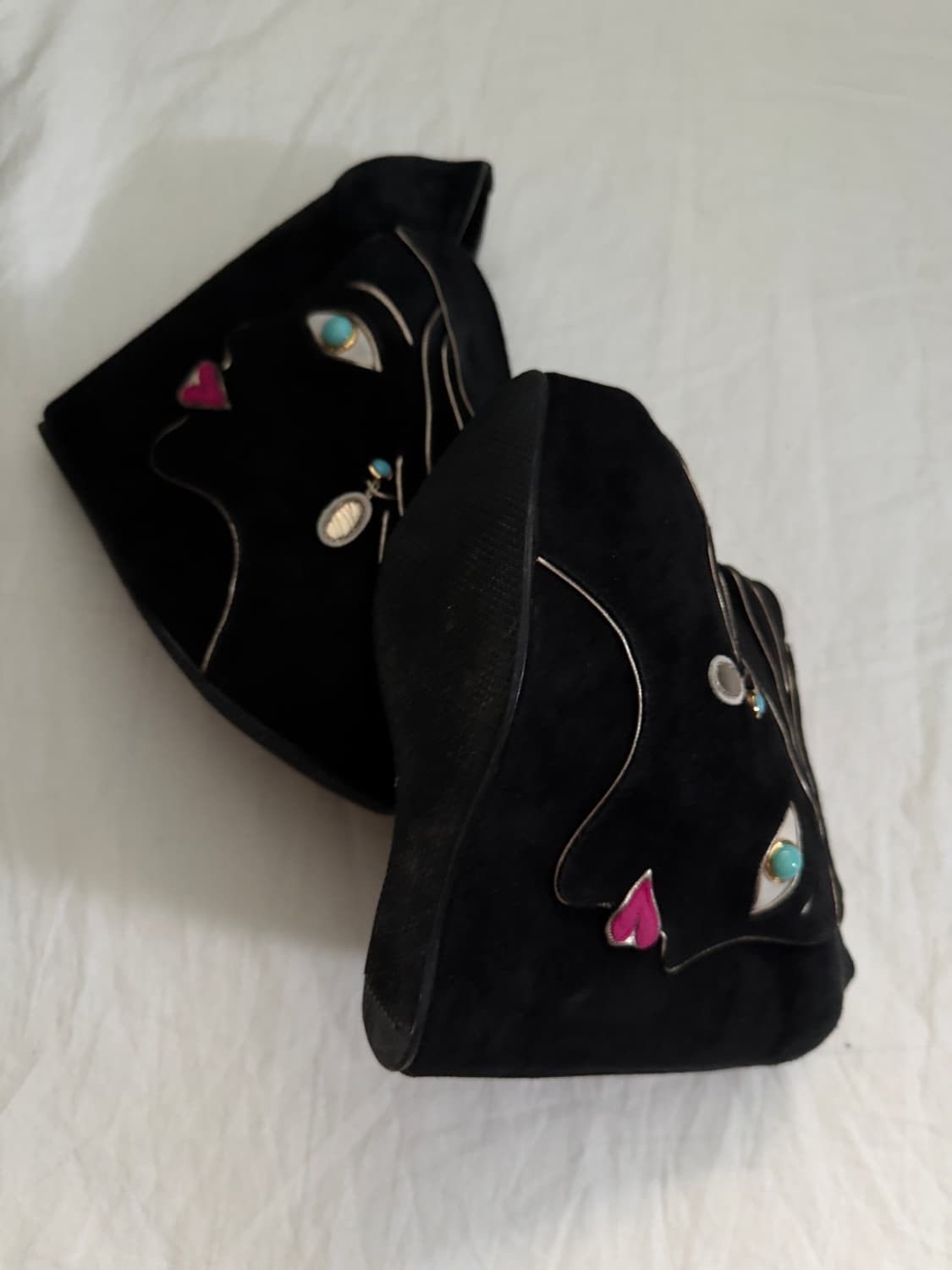 rare* 돌체앤가바나 아트피스 웨지힐 앵클부츠 상품이미지6