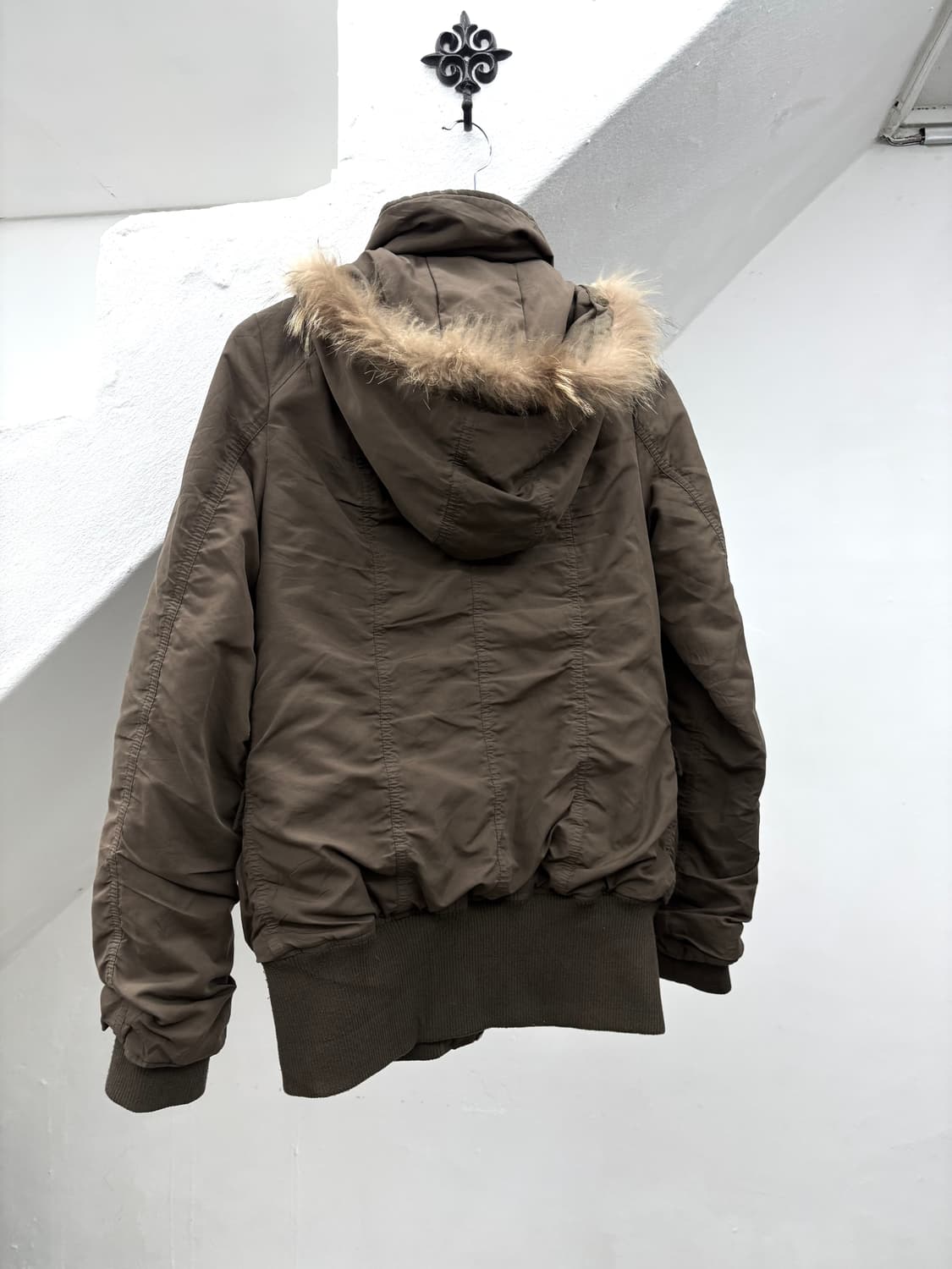 Grunge mood cargo pocket fur jacket  상품이미지4