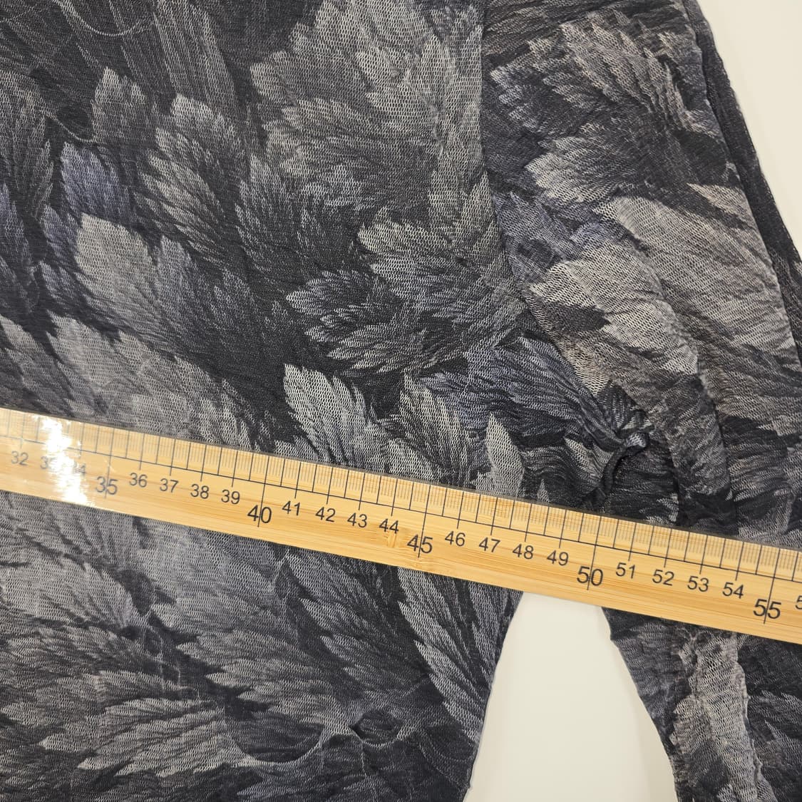 oriental floral 시스루 메쉬 하이넥 티셔츠 상품이미지5