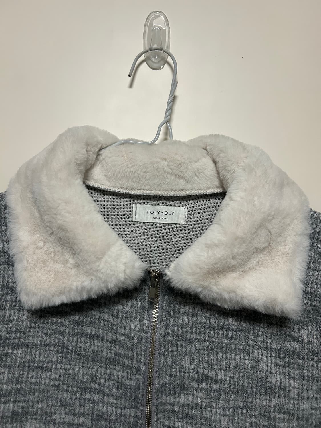 퍼 집업 가디건 상품이미지2