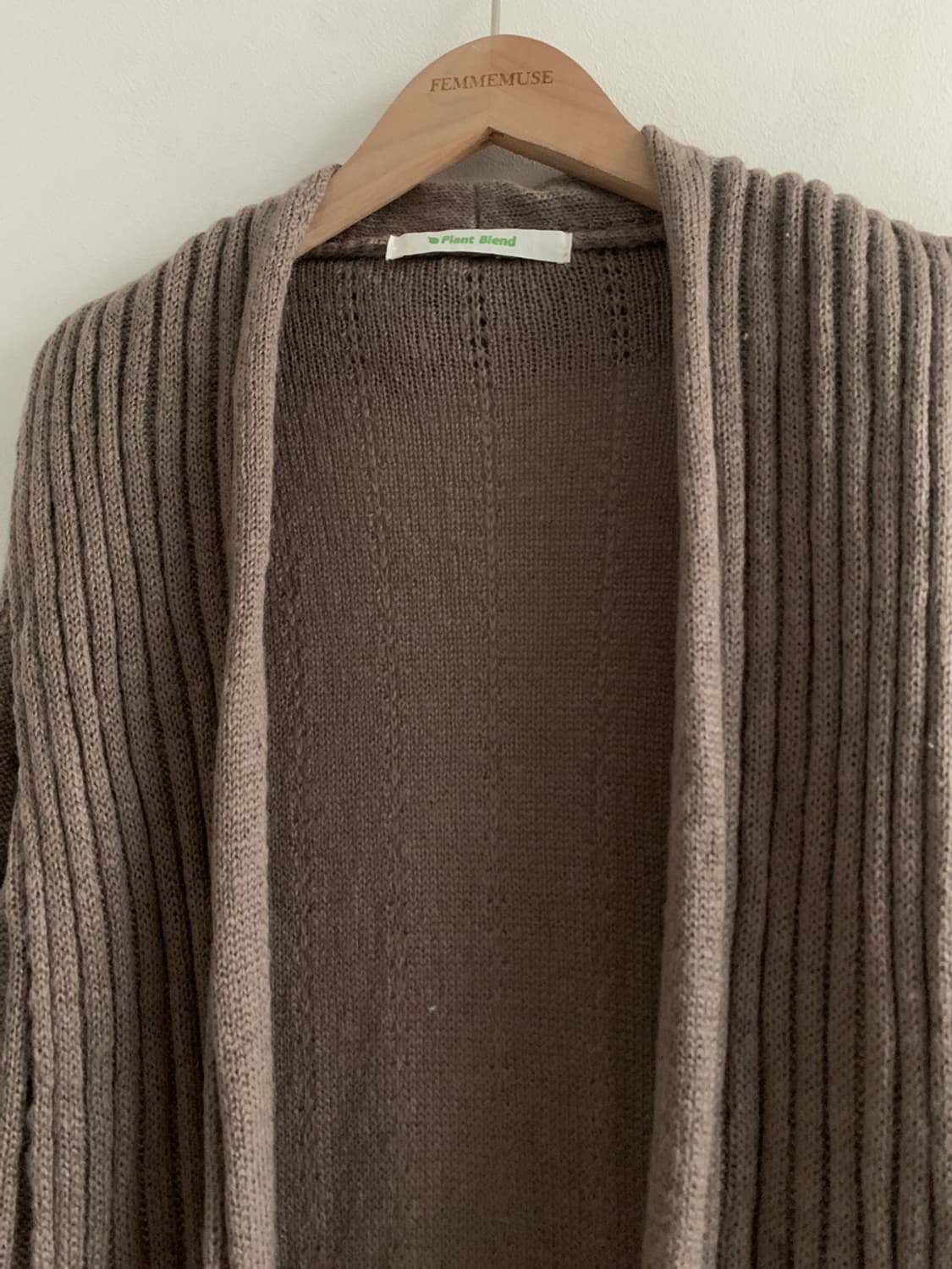 Muffler Collar Ruffle Cardigan 상품이미지5