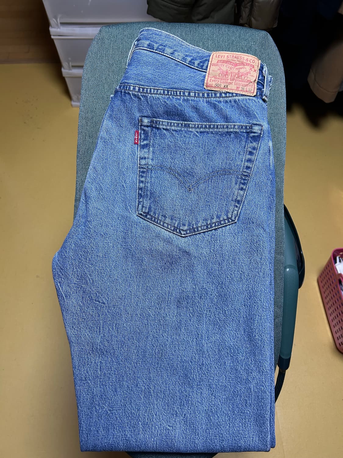 *사용감 적음*리바이스 LVC55501 블랙잭(허리34기장32) 상품이미지1