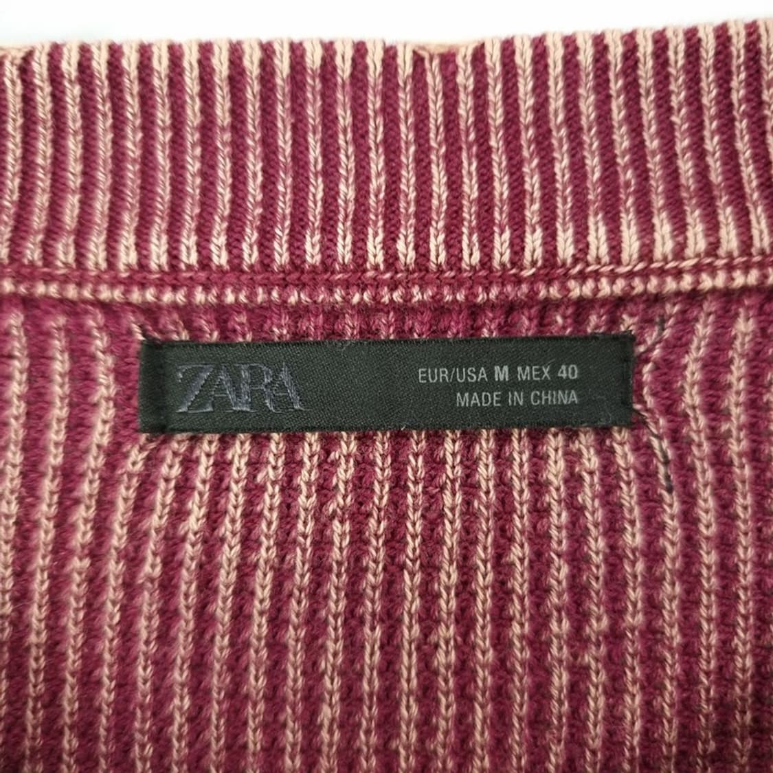 [자라] 빈티지 워시드 오버핏 롱슬리브 긴팔티 M19512 상품이미지6