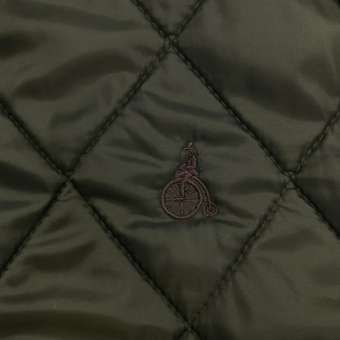 빈폴 카키 컬러 스몰 로고 퀼팅 자켓 상품이미지2