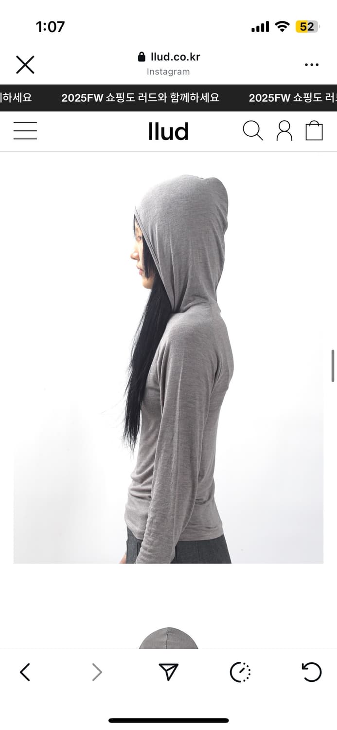 러드 llud 후디 상품이미지1