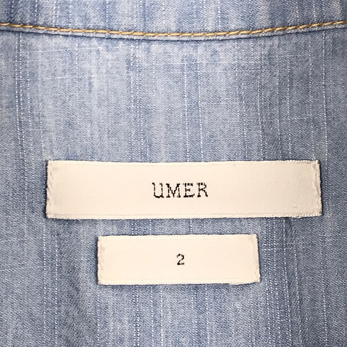 UMER 유메르 반팔 샴브레이 셔츠 여성2 상품이미지5