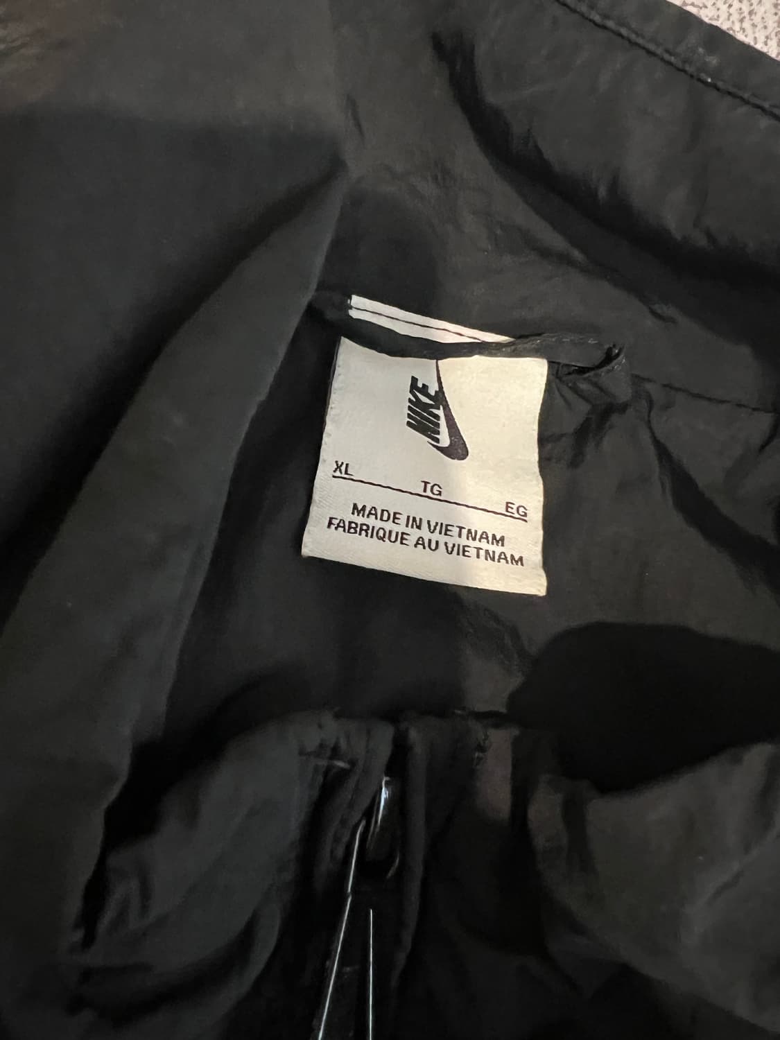 나이키 솔로 스우시 우븐 트랙 자켓 블랙 XL 상품이미지3