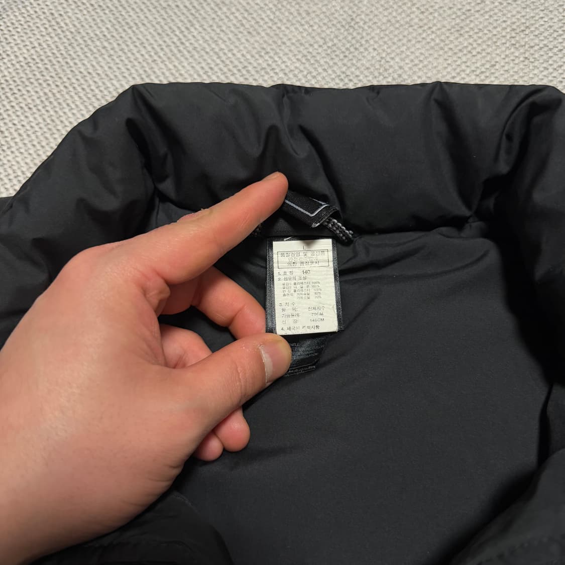 노스페이스 600 구스다운 패딩조끼 상품이미지4