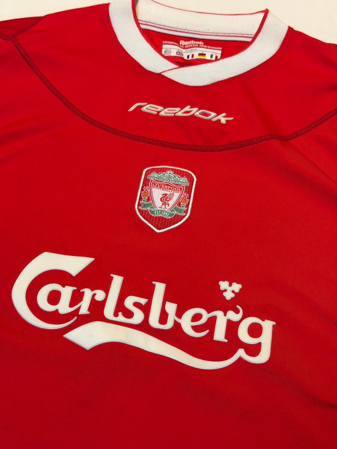리복 02-04 리버풀 노마킹 홈 유니폼 올드유니폼 상품이미지3