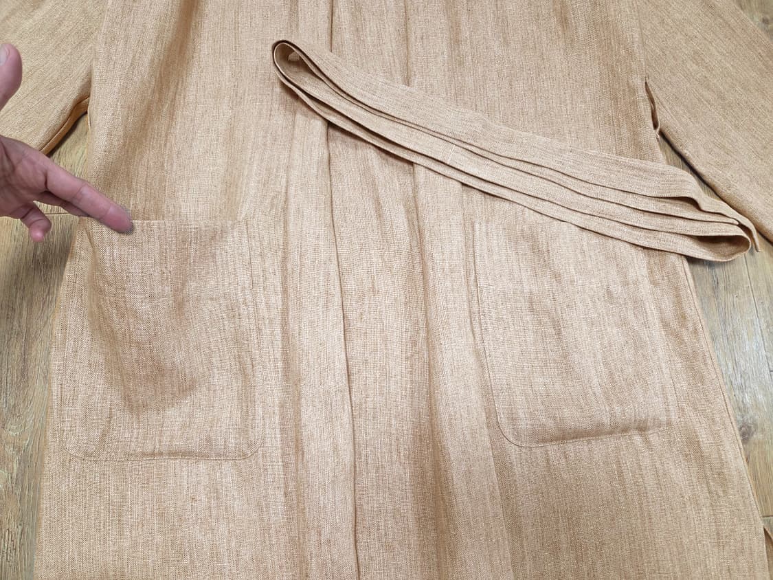 R2W 레디투웨어 시화(SIHWA) 린넨 로브자켓 프리사이즈 상품이미지4