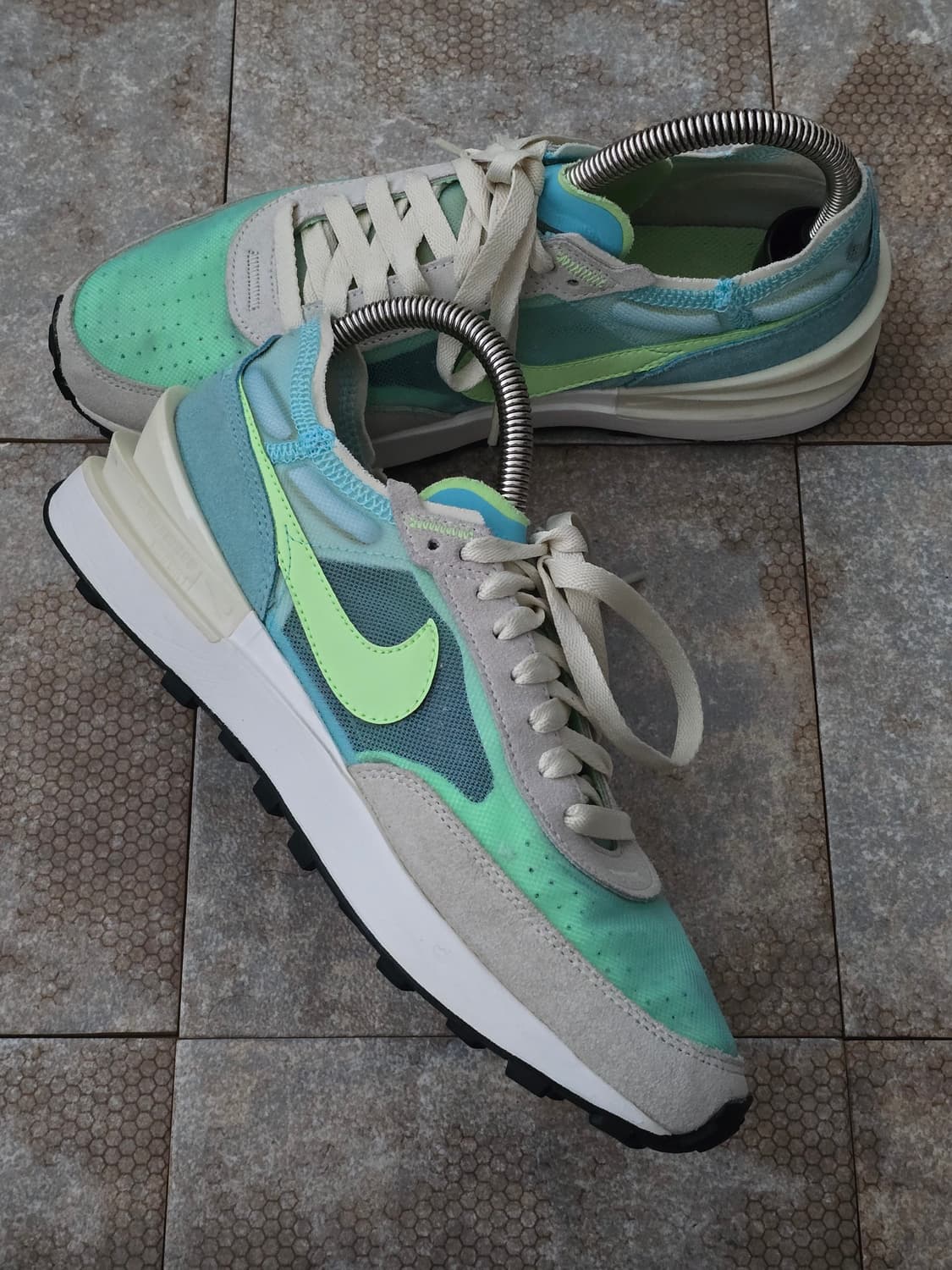 (250)나이키 와플 원 블리치드 아쿠아 상품이미지4