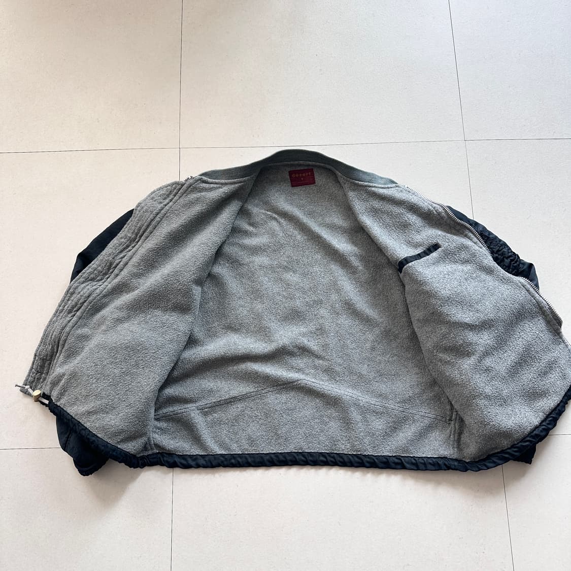 80s 데자토 Dezert+ 레드라벨 나일론 블루종 MA-1 자켓 상품이미지7