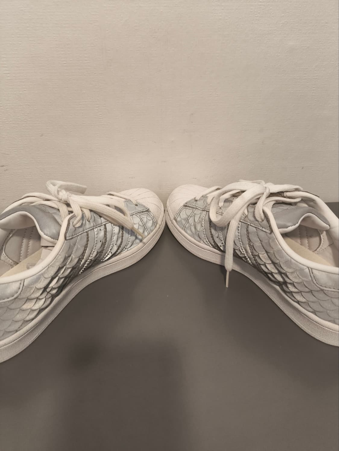 225mm 아디다스 슈퍼스타 메탈릭 리플렉티브 스니커즈 상품이미지6