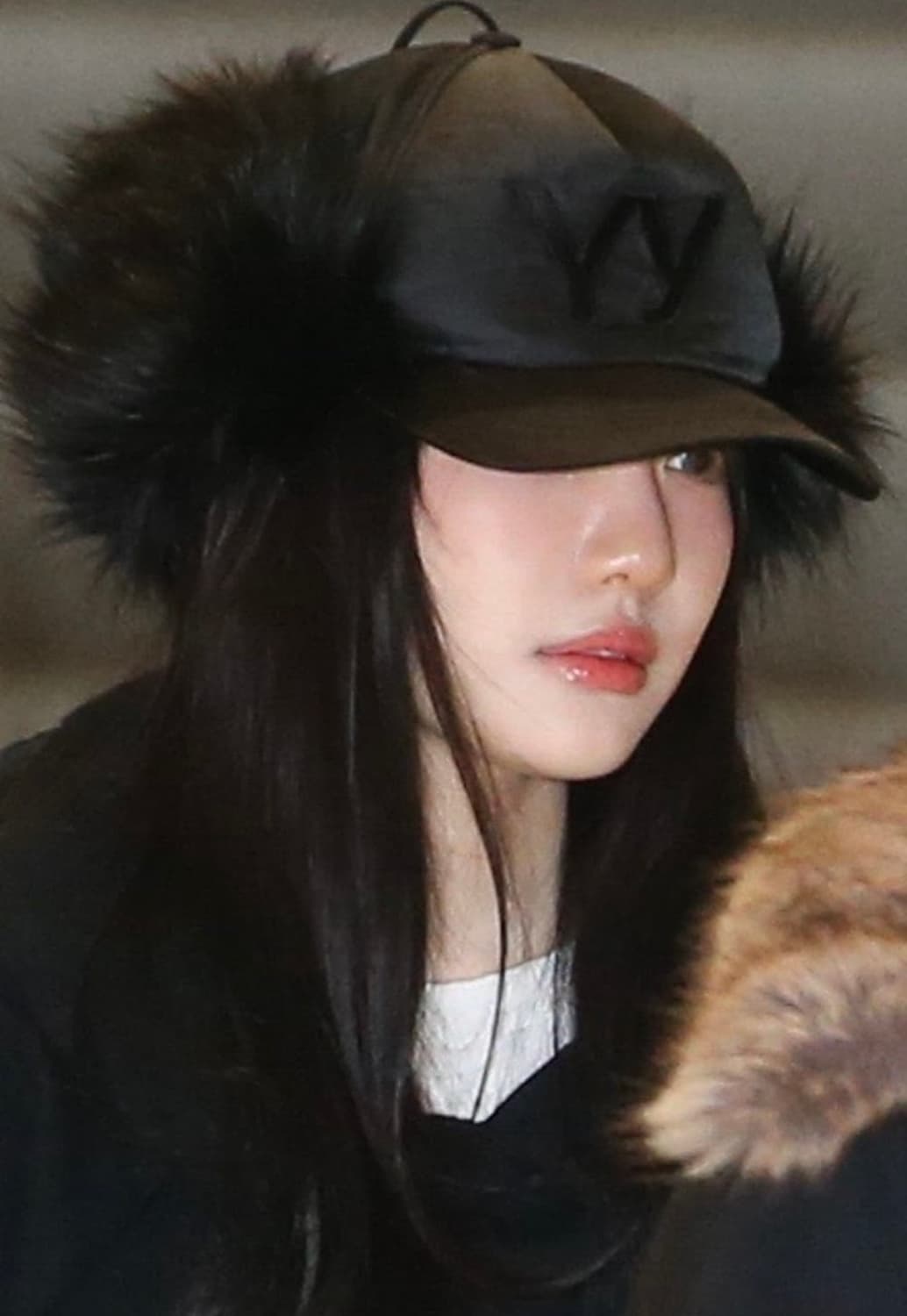 (새상품) 오픈와이와이 퍼 모자 이어플랩 캡  상품이미지3