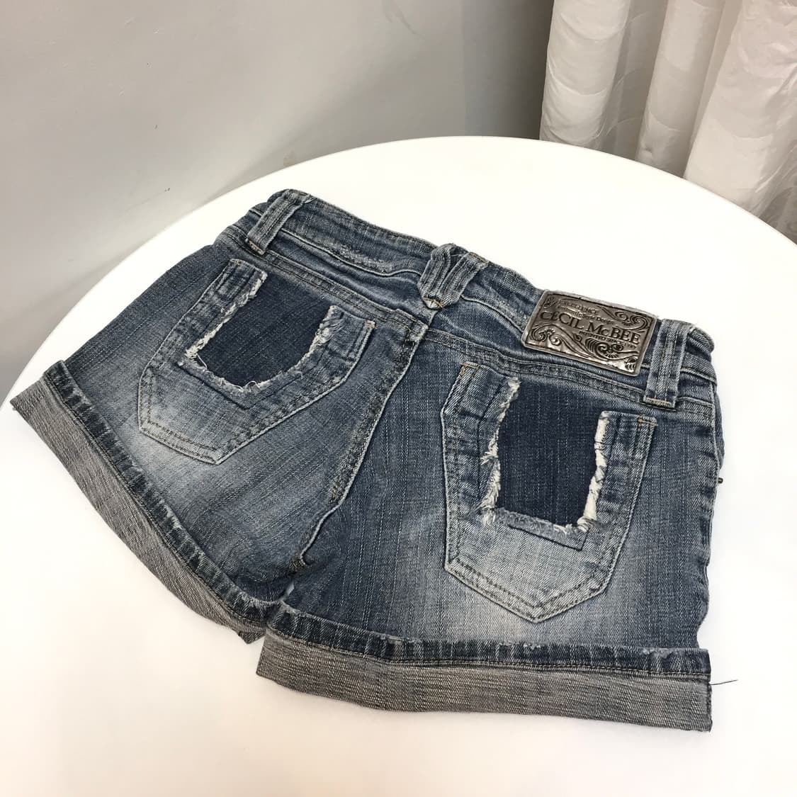 Cecil McBee 세실맥비 갸루 펑크 핫픽스 핫팬츠 상품이미지3